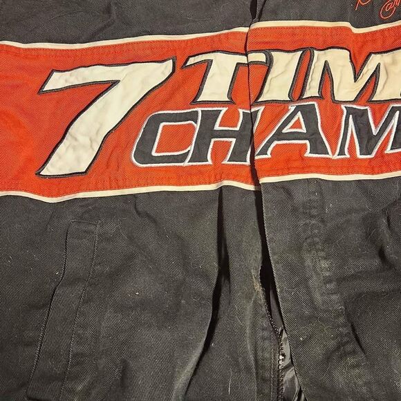 Dale Earnhardt jacket, 7 Time Champ, Intimidator, Forever The Man - Picture 3 of 8